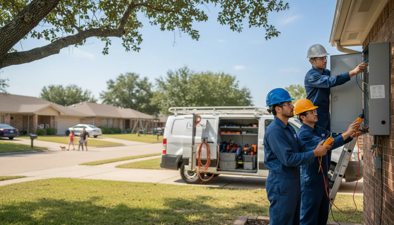 Certified electrician providing emergency electrical services in La Harpe, IL
